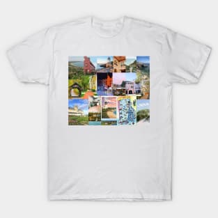 rhode island aesthetic collage T-Shirt